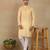 Mustard linen fabric kurta payjama
