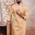 Chikoo embroidered fancy kurta payjama for men