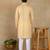 Mustard linen fabric kurta payjama