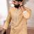 Chikoo embroidered fancy kurta payjama for men