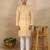 Mustard linen fabric kurta payjama