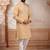 Chikoo embroidered fancy kurta payjama for men