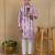 Wine linen fabric kurta payjama