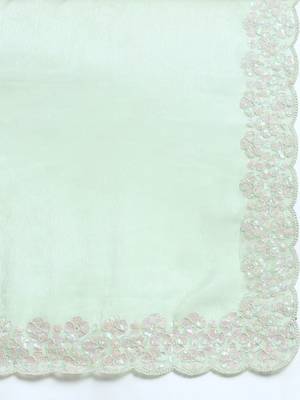 Sequinned Embroidered Saree 5