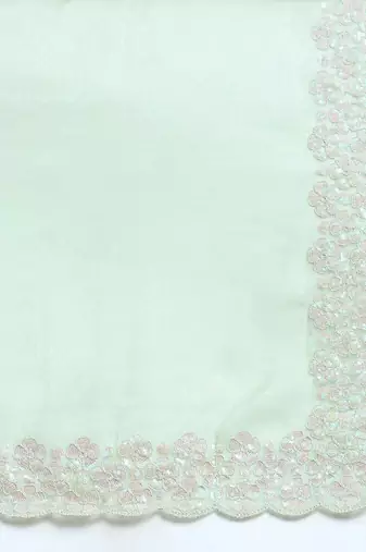 Sequinned Embroidered Saree