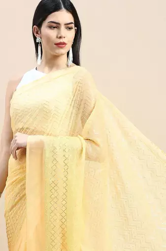 Embellished Sequinned Saree