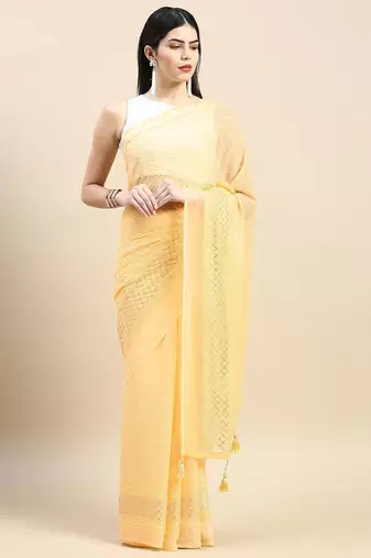 Embellished Sequinned Saree
