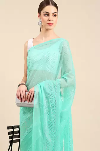 Embellished Sequinned Saree
