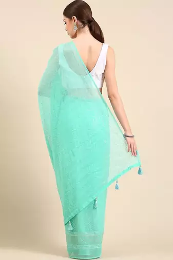 Embellished Sequinned Saree