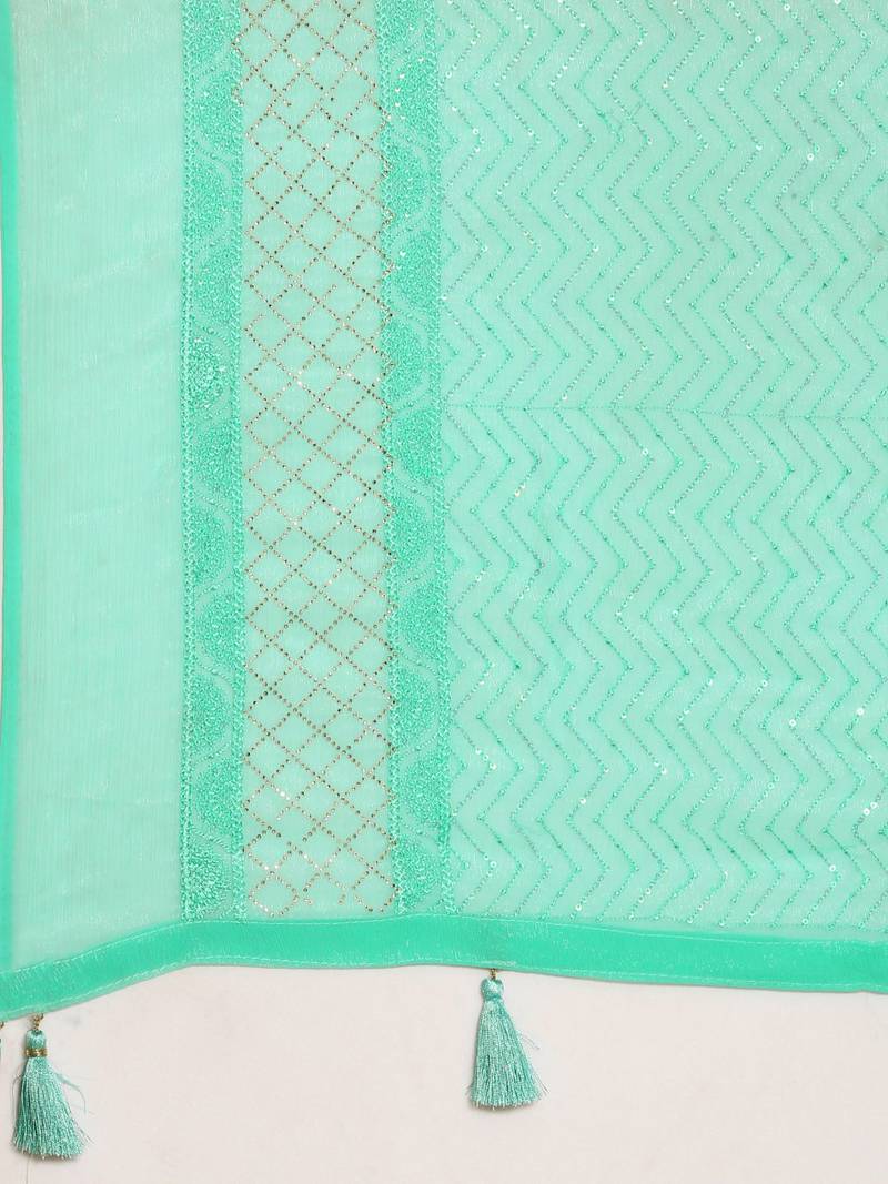 Embellished Sequinned Saree
