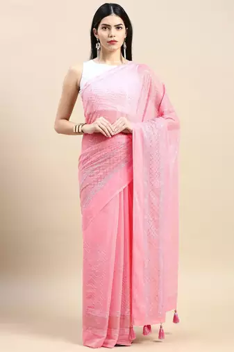 Embellished Sequinned Saree