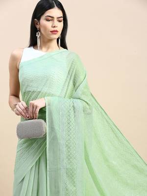 Embellished Sequinned Saree 1