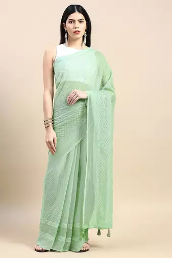 Embellished Sequinned Saree