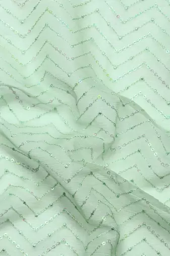 Embellished Sequinned Saree