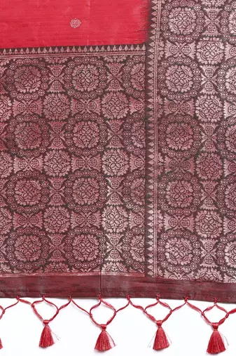 Woven Design Ethnic Motifs Zari Kanjeevaram Saree