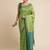 Geometric Printed Zari Leheriya Saree