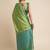 Geometric Printed Zari Leheriya Saree