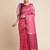 Geometric Printed Zari Leheriya Saree