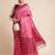 Geometric Printed Zari Leheriya Saree