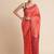 Geometric Printed Zari Leheriya Saree