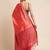 Geometric Printed Zari Leheriya Saree