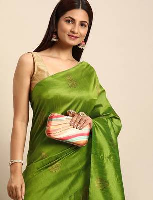 Zari Silk Blend Kovai Saree 1