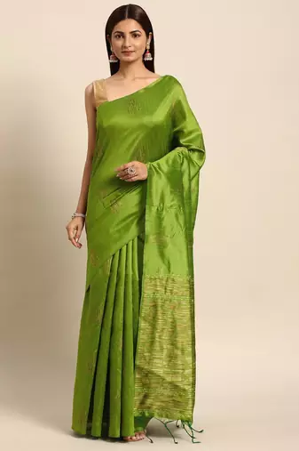 Zari Silk Blend Kovai Saree