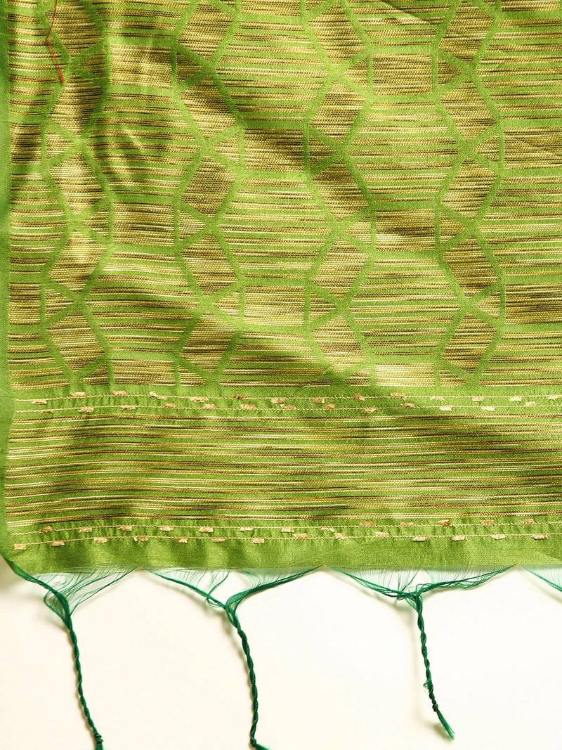 Zari Silk Blend Kovai Saree