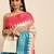 Colourblocked Silk Blend Tussar Saree