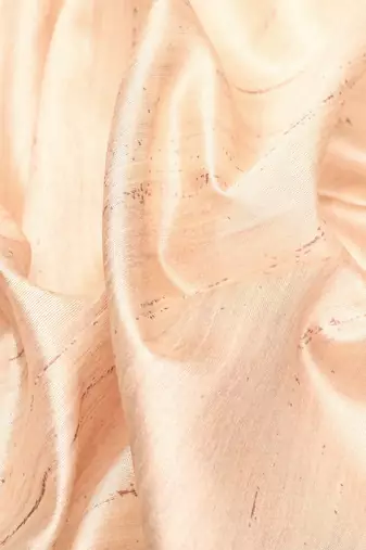 Colourblocked Silk Blend Tussar Saree