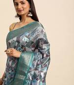 Zari Silk Cotton Sambalpuri Saree