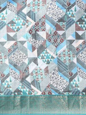 Zari Silk Cotton Sambalpuri Saree 4