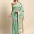 Striped Zari Linen Blend Baluchari Saree