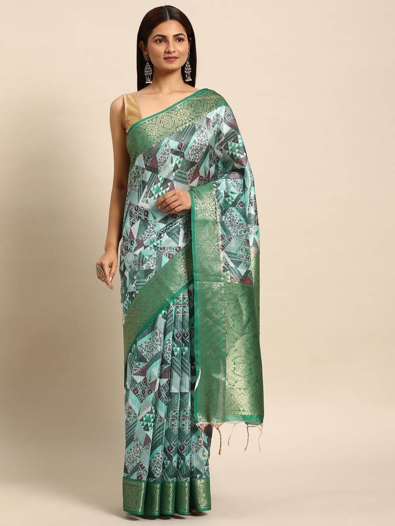 Zari Silk Cotton Sambalpuri Saree