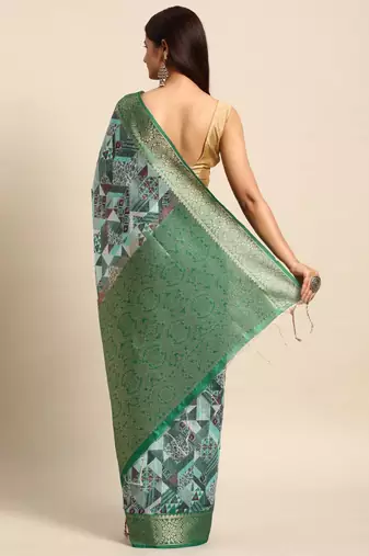 Zari Silk Cotton Sambalpuri Saree