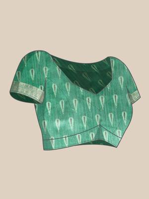 Zari Silk Cotton Sambalpuri Saree 7