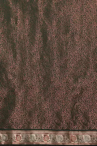 Ethic Motifs Zari Kanjeevaram Saree