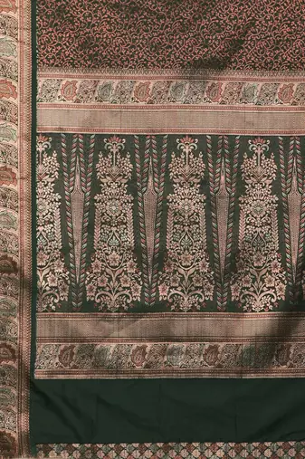 Ethic Motifs Zari Kanjeevaram Saree