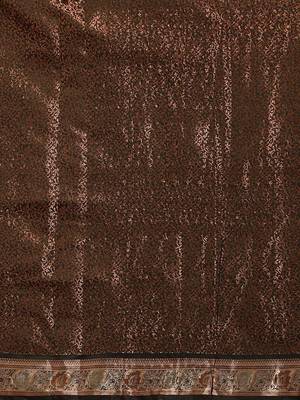 Ethnic Motifs Zari Kanjeevaram Saree 4
