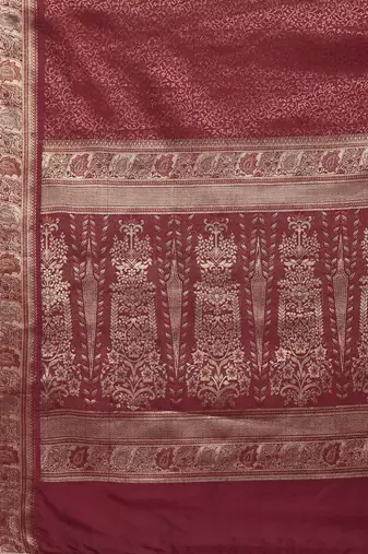 Ethic Motifs Zari Kanjeevaram Saree