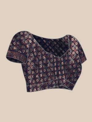 Ethnic Motifs Zari Kanjeevaram Saree 7