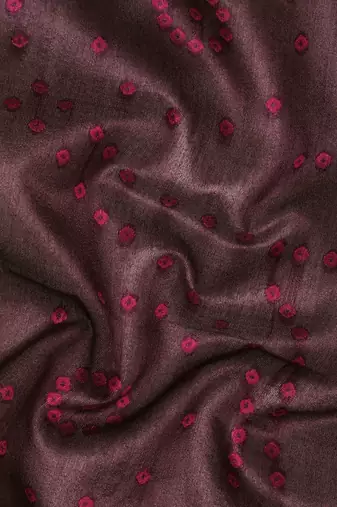 Bandhani Zari Silk Cotton Paithani Saree