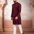 Wine color smart festive special embroidered kurta payjama for traditonal looks