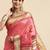 Bandhani Zari Silk Cotton Paithani Saree