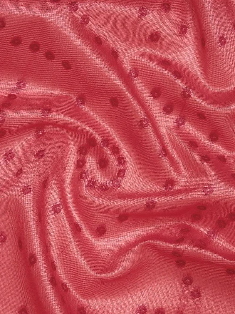 Bandhani Zari Silk Cotton Paithani Saree