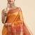 Bandhani Zari Silk Cotton Paithani Saree
