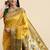 Bandhani Zari Silk Cotton Paithani Saree