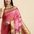 Bandhani Zari Silk Cotton Paithani Saree