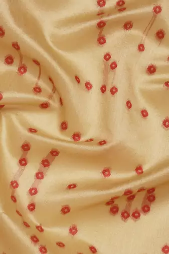 Bandhani Zari Silk Cotton Paithani Saree