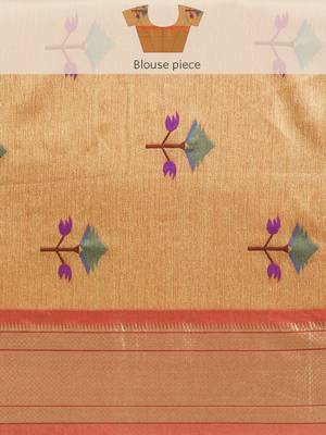 Bandhani Zari Silk Cotton Paithani Saree 8